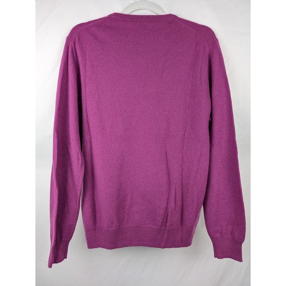 J Crew 100% Cashmere Crewneck Sweater Pink M Quiet Luxury Preppy Soft Girl - Picture 9 of 10
